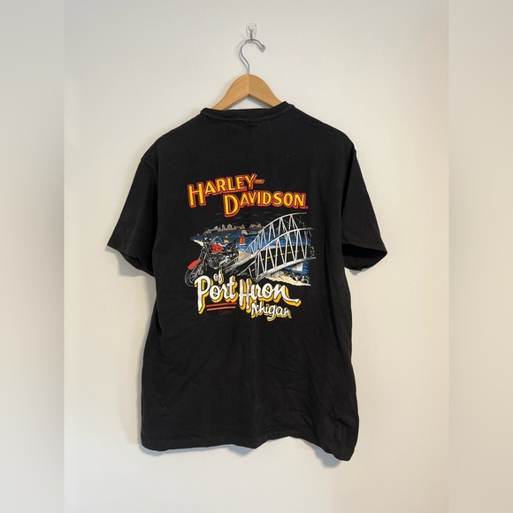 1994 vintage Harley Davidson ride with the wind T-shirt ๐ค temporarily N/A - Picture 2 of 7
